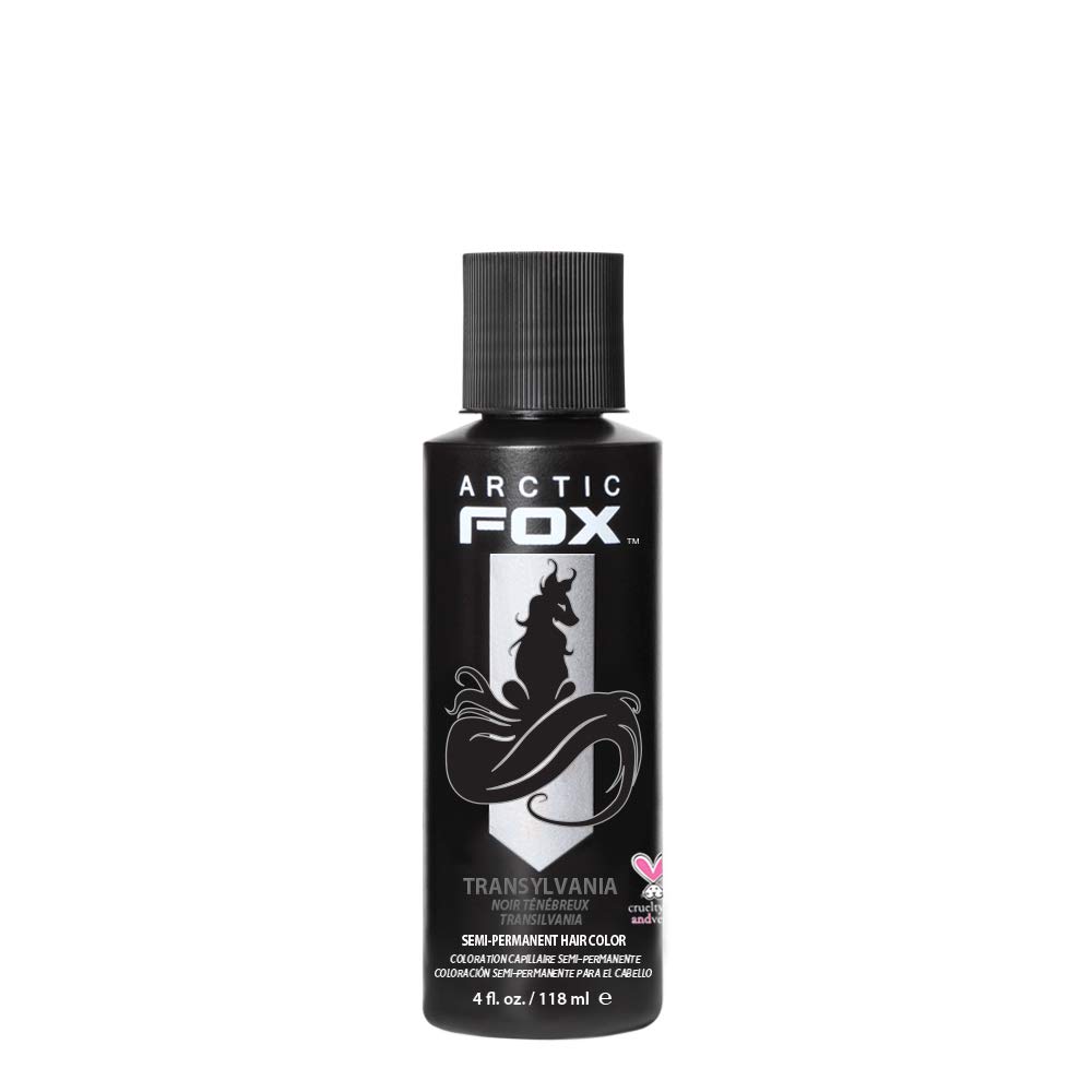 ARCTIC FOX Semi-Everlasting Hair Colour Dye (4 Fl Oz, TRANSYLVANIA) – Vegan and Cruelty-Free