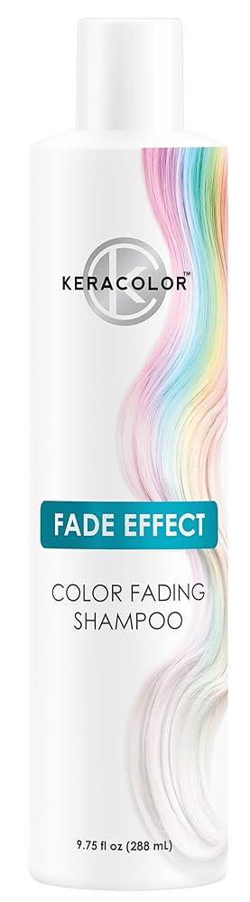 Keracolor Fade Impact Shampoo – Reduces Coloration Depth for Semi-Everlasting Direct Dyes, 9.75 Fl Oz (Single Pack)