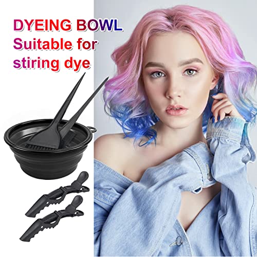 Yexixsr 5-Piece Skilled Hair Coloring Equipment: Contains Hair Bleach, Dye Brush, Shade Bowl, and Clips for Salon-High quality Outcomes